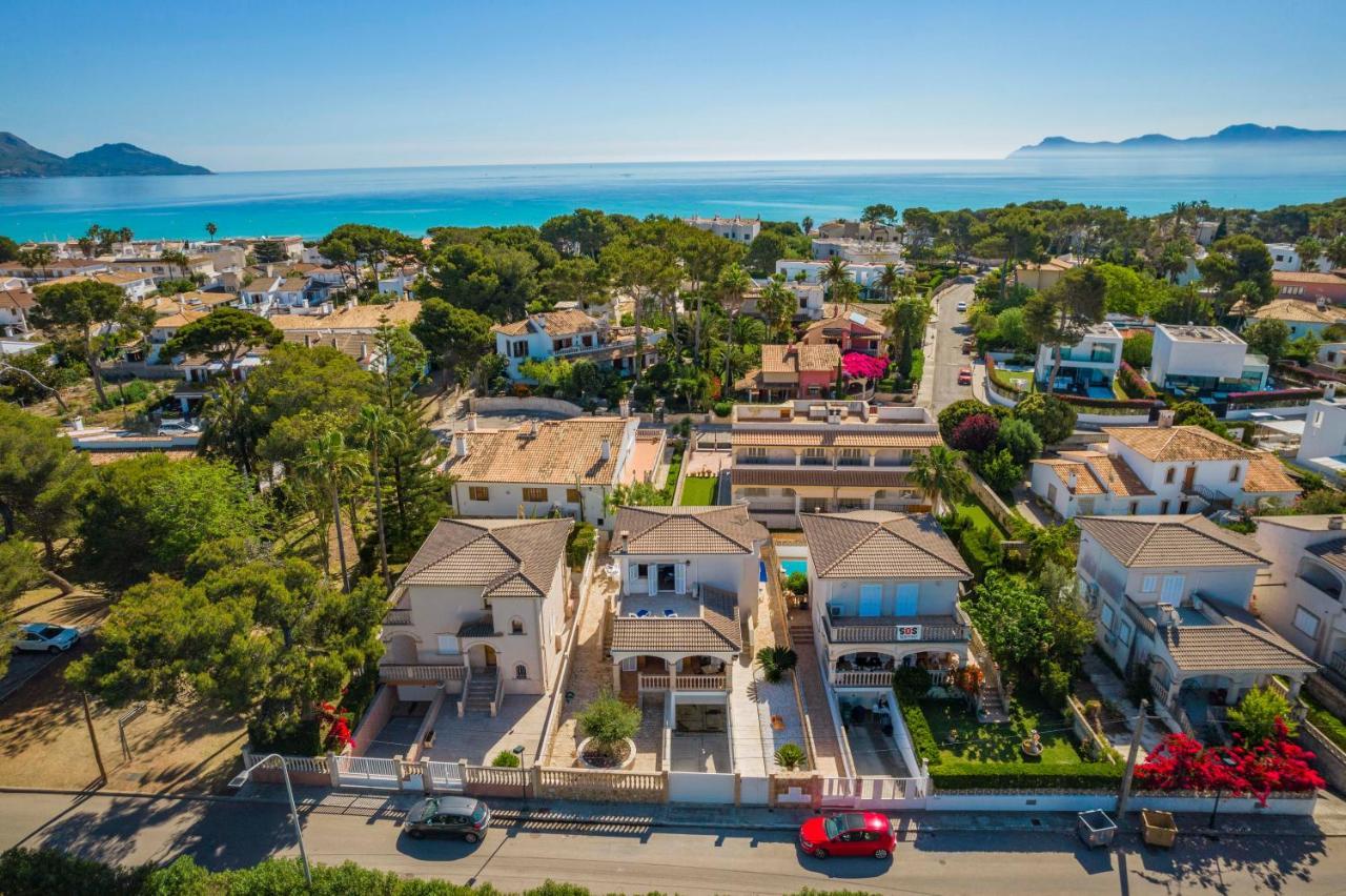 Benestar Pool And Beach In Platja De Muro Villa Exterior photo